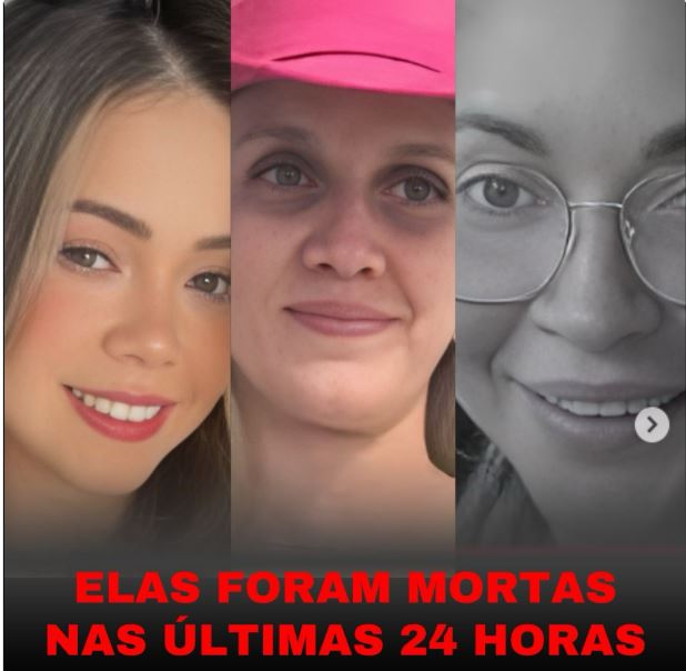 Em menos de 24 horas, mais três casos de feminicídio no Brasil.