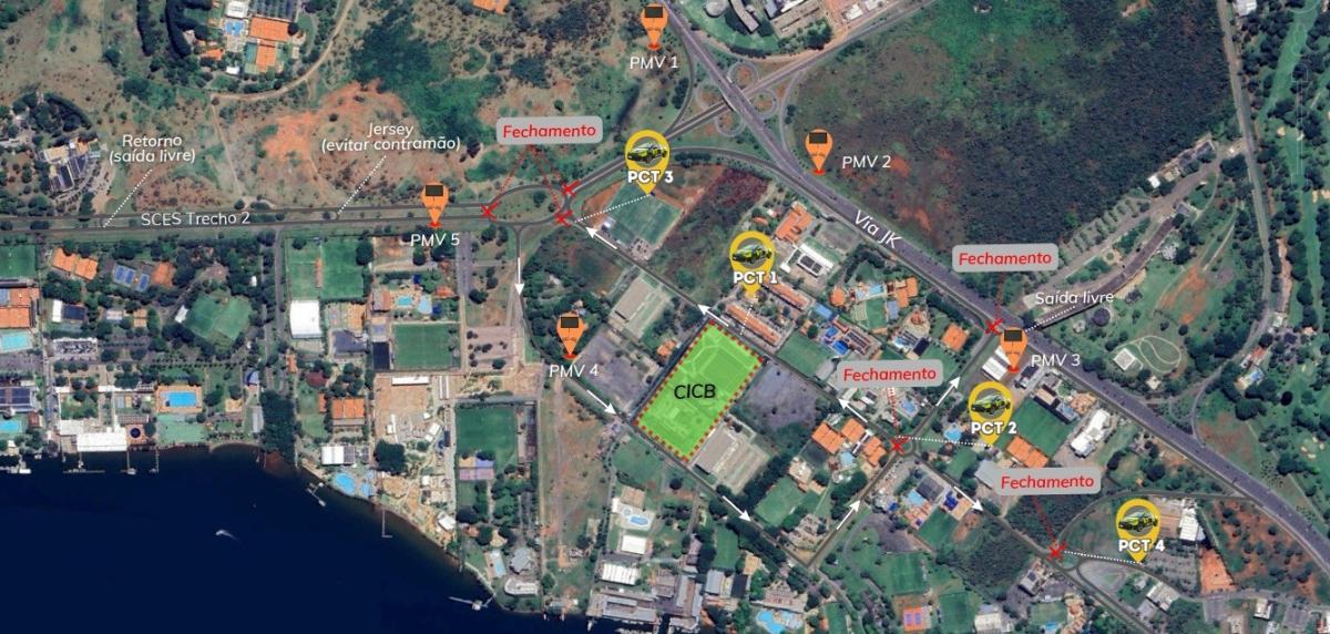Evento impacta trânsito no Clubes Esportivos Sul