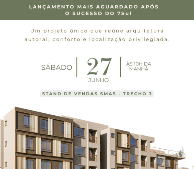 Mercado Imobiliário: PaulOOctavio lança o novo empreendimento 6Sul no SMAS