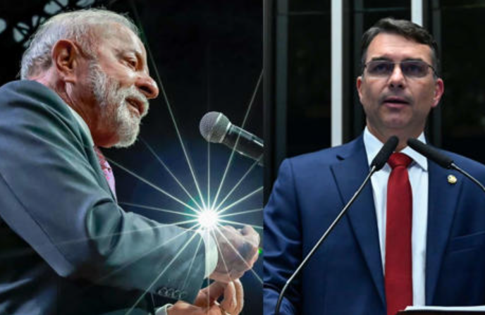 Pesquisa BTG Nexus para presidente divulgada nesta segunda-feira (29) mostra Lula à frente de Flávio Bolsonaro