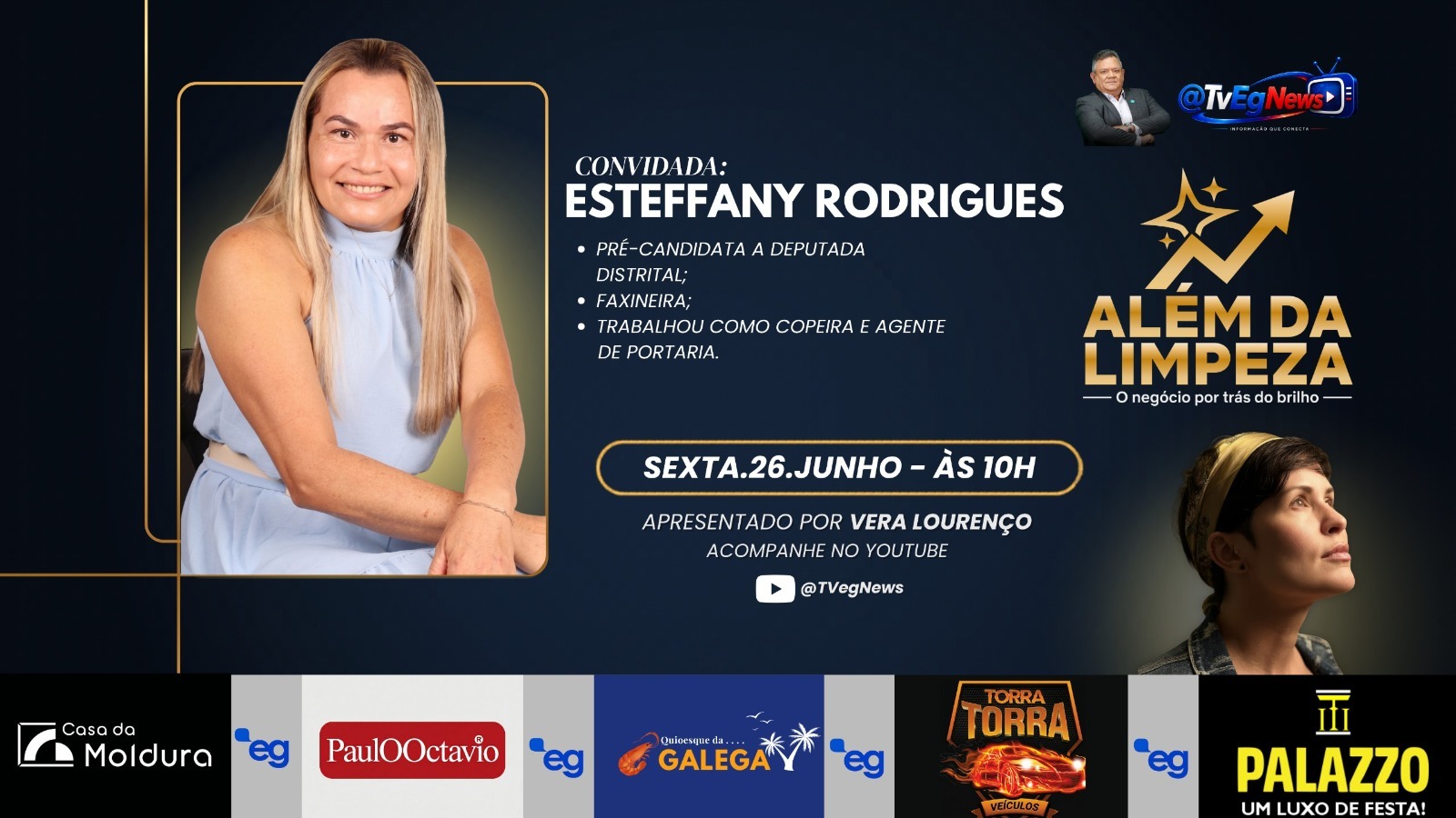 De Profissional de Limpeza a Pré-Candidata à CLDF: A Trajetória de Superação de Esteffany Rodrigues