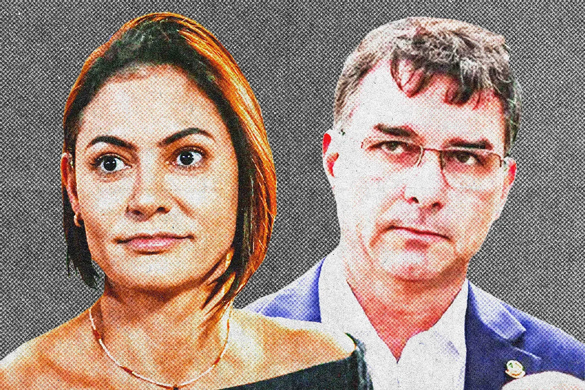 42% concordam mais com Michelle em briga com Flávio mostra Genial/Quaest.
