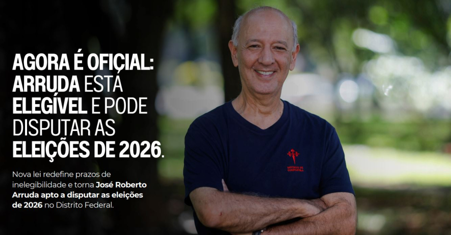 Arruda volta com tudo para assumir o GDF