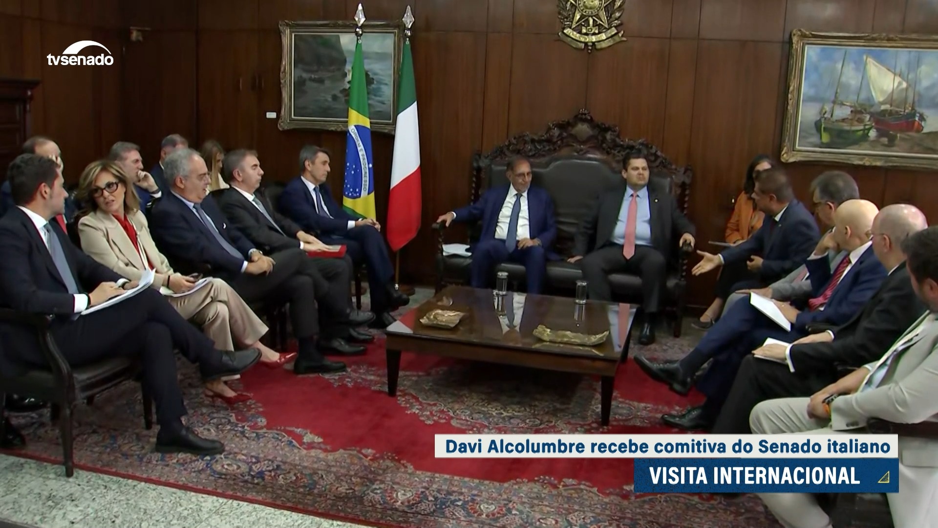 Vídeo: Presidente do Senado italiano manifesta apoio ao acordo UE-Mercosul